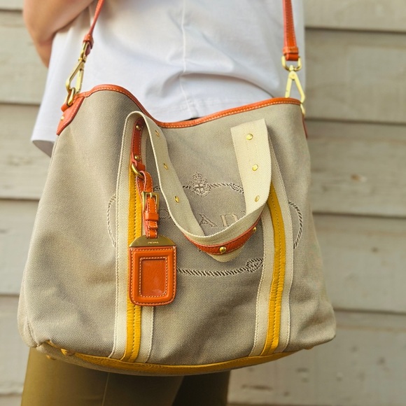 PRADA tote bag 2 way canvas - Picture 8 of 17